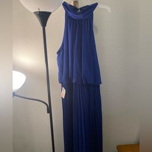 Dillard’s royal blue dress, ribbed bottom